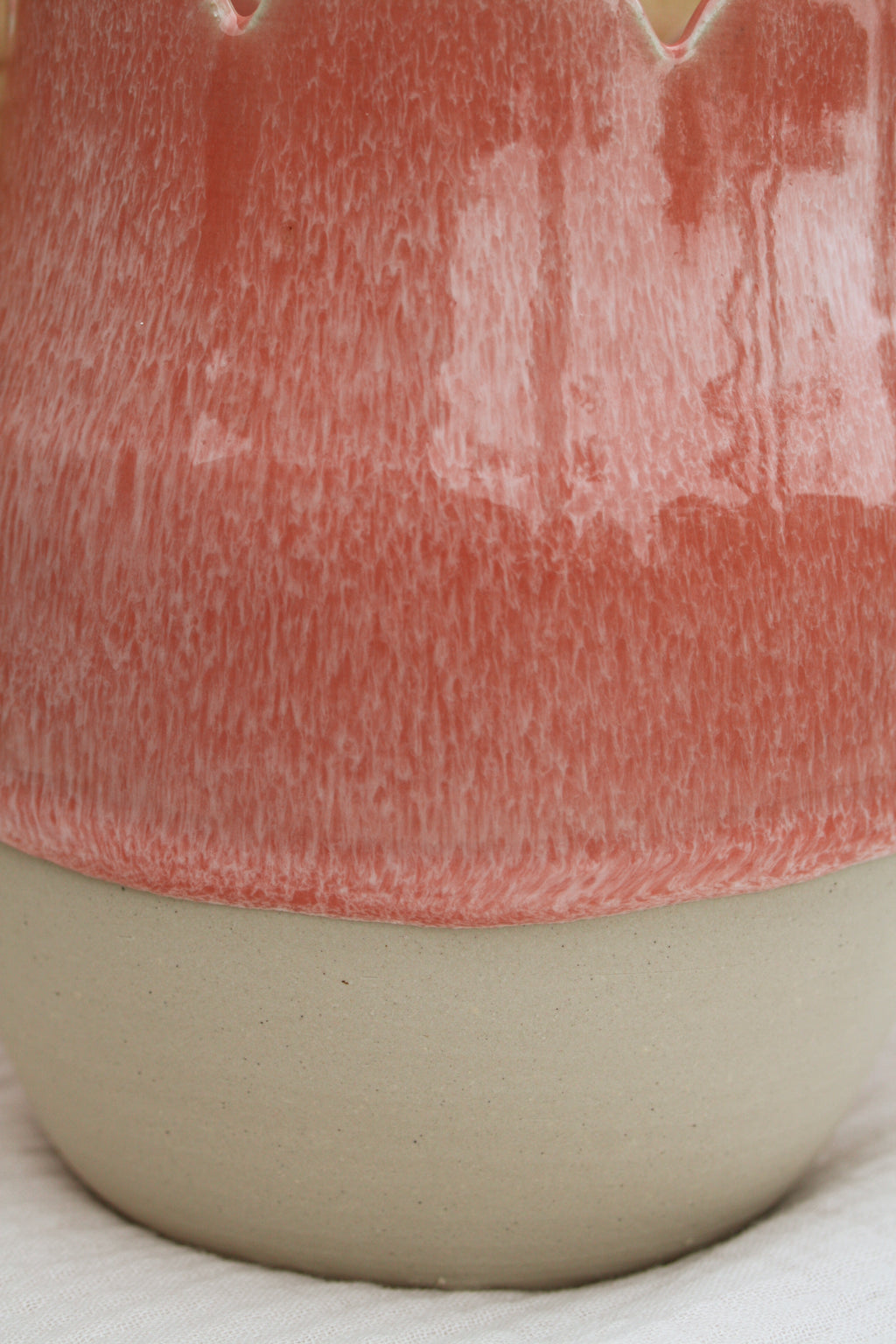 Vase rose