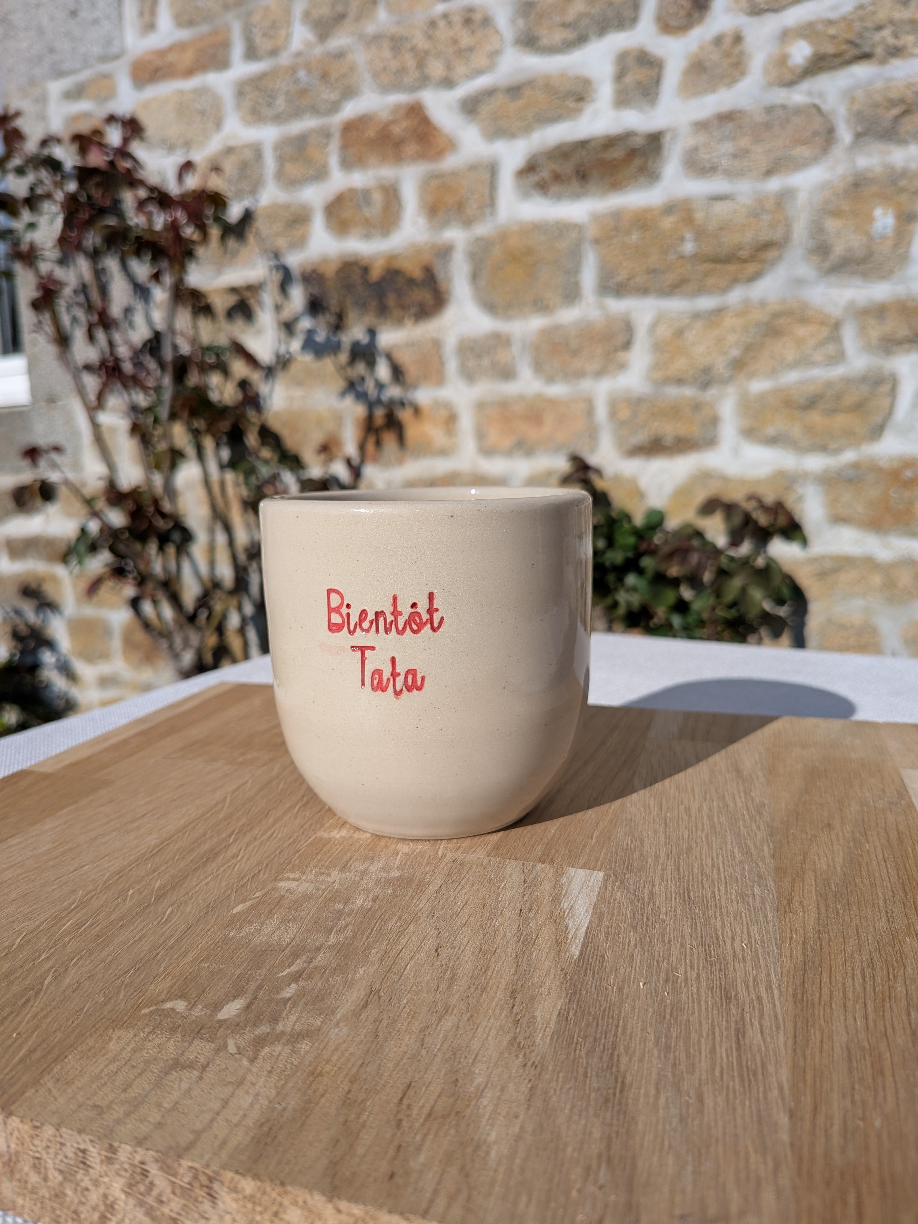 Grand mug "Bientôt Tata"