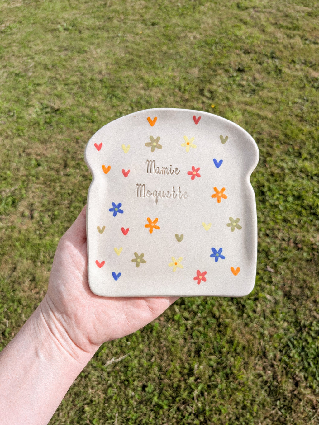 Assiette tartine personnalisable