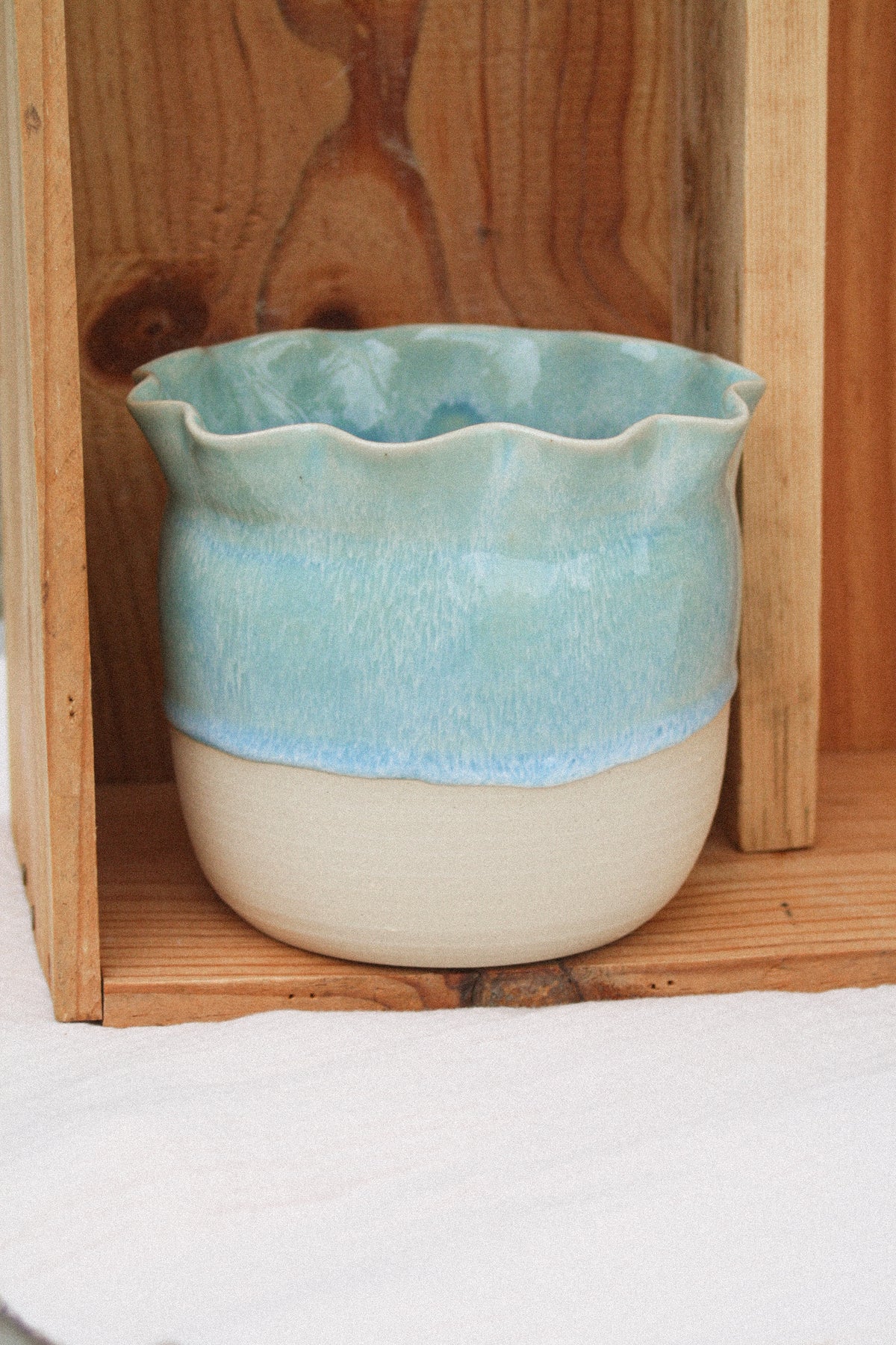 Vase bleu