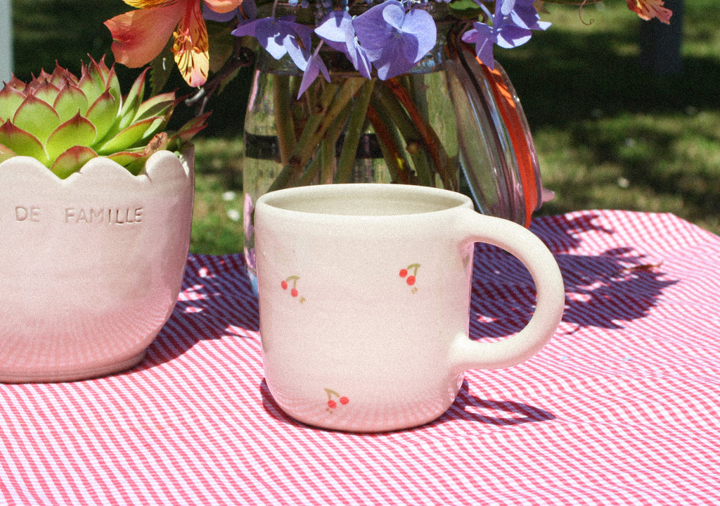 Tasse cerise