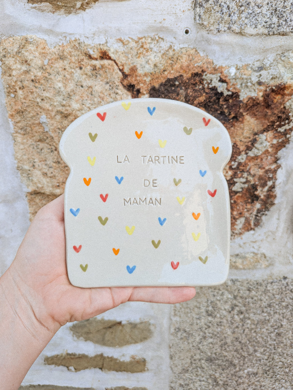 Assiette tartine personnalisable