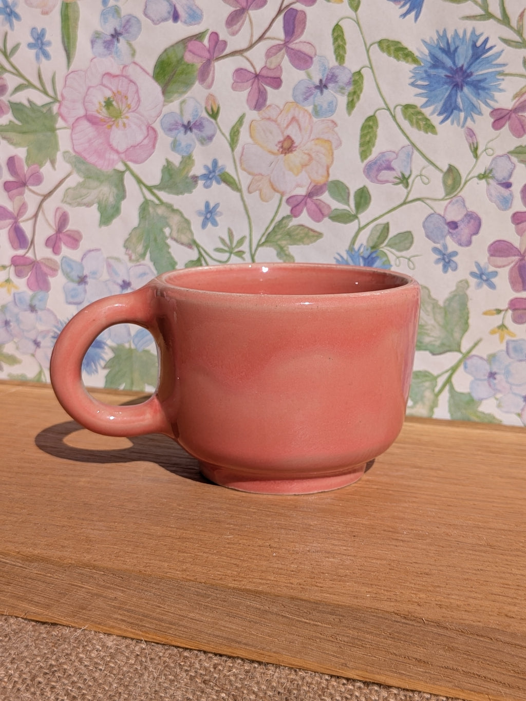 Tasse à café rose