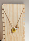 Collier citron coeur