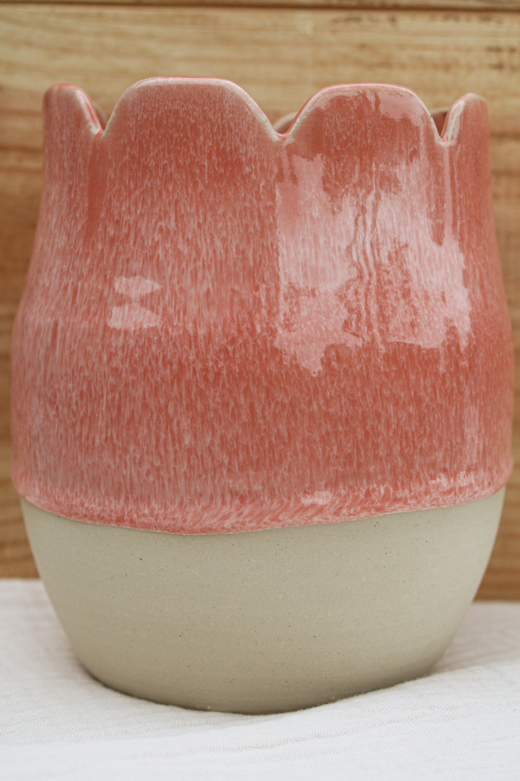 Vase rose