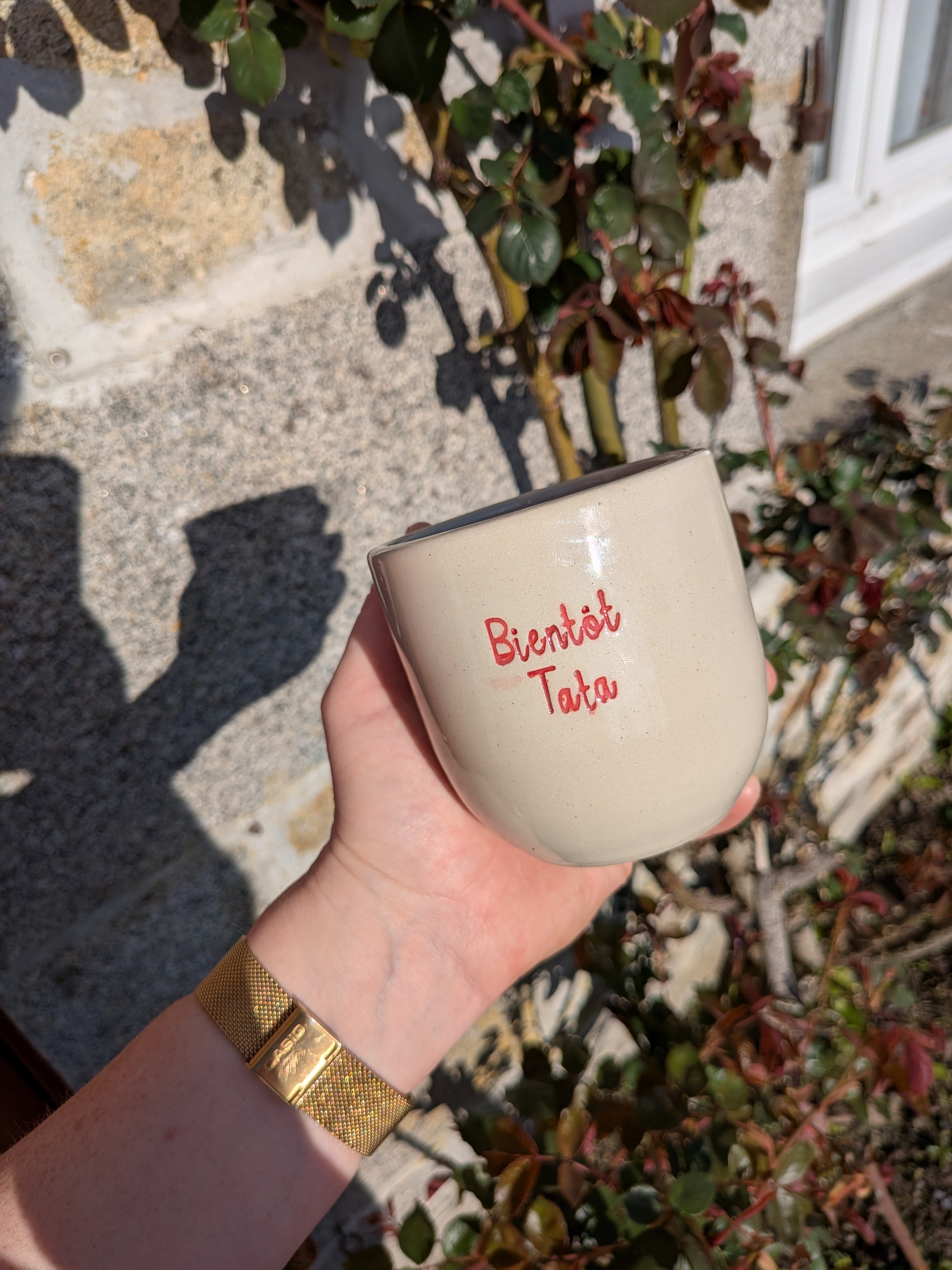 Grand mug "Bientôt Tata"