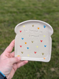 Assiette tartine personnalisable