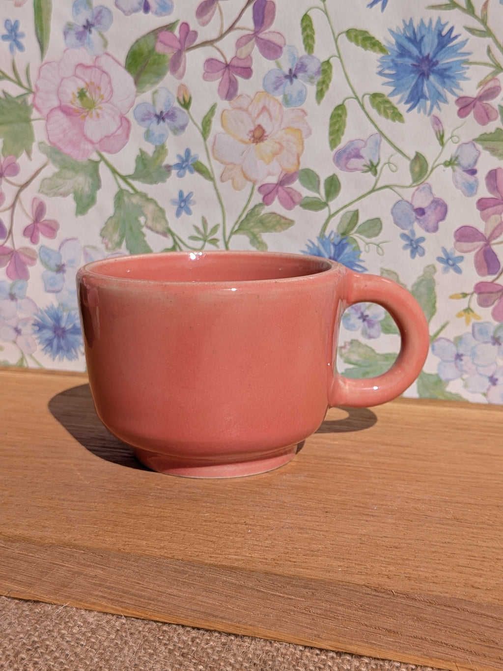 Tasse à café rose