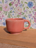 Tasse à café rose